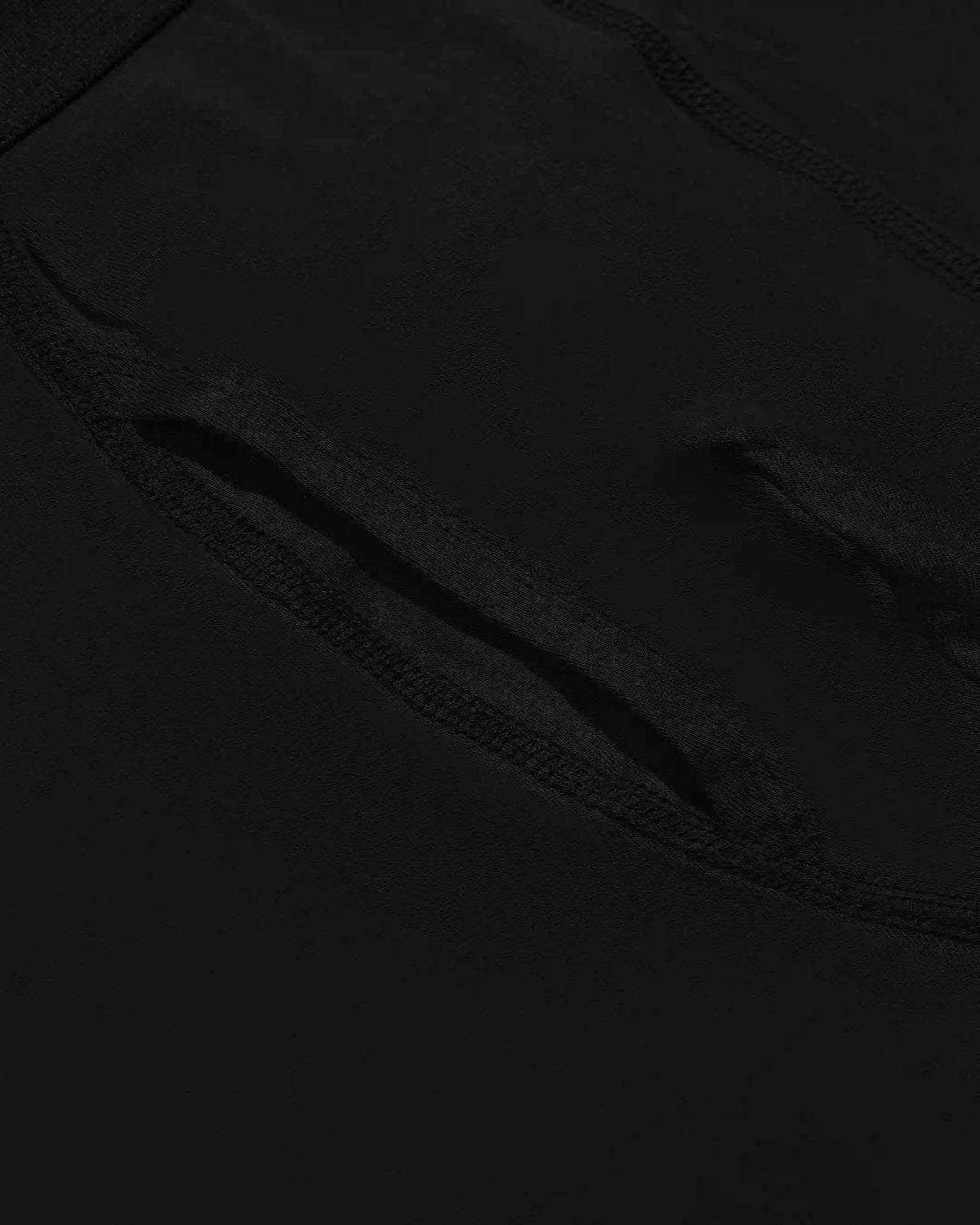 Black Boxer Trunks W/ Fly 3-Pack
