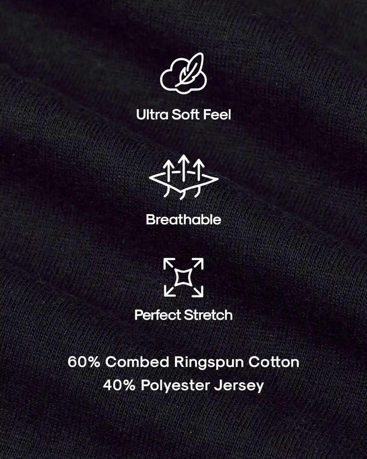 Black Classic Crew Neck 6-Pack