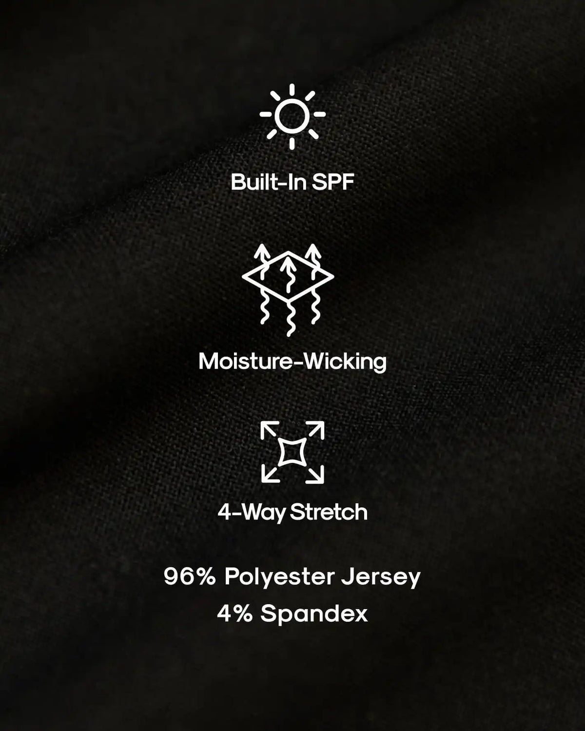 All Black Active Crew 10-Pack