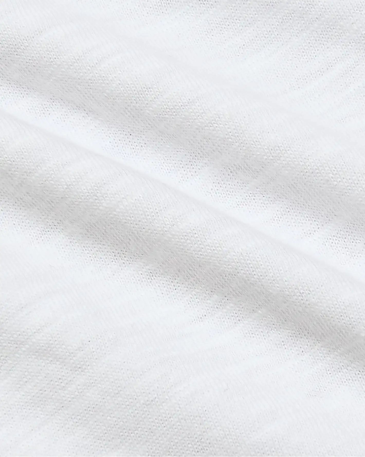 Womens White Slub Scoop Neck Tee
