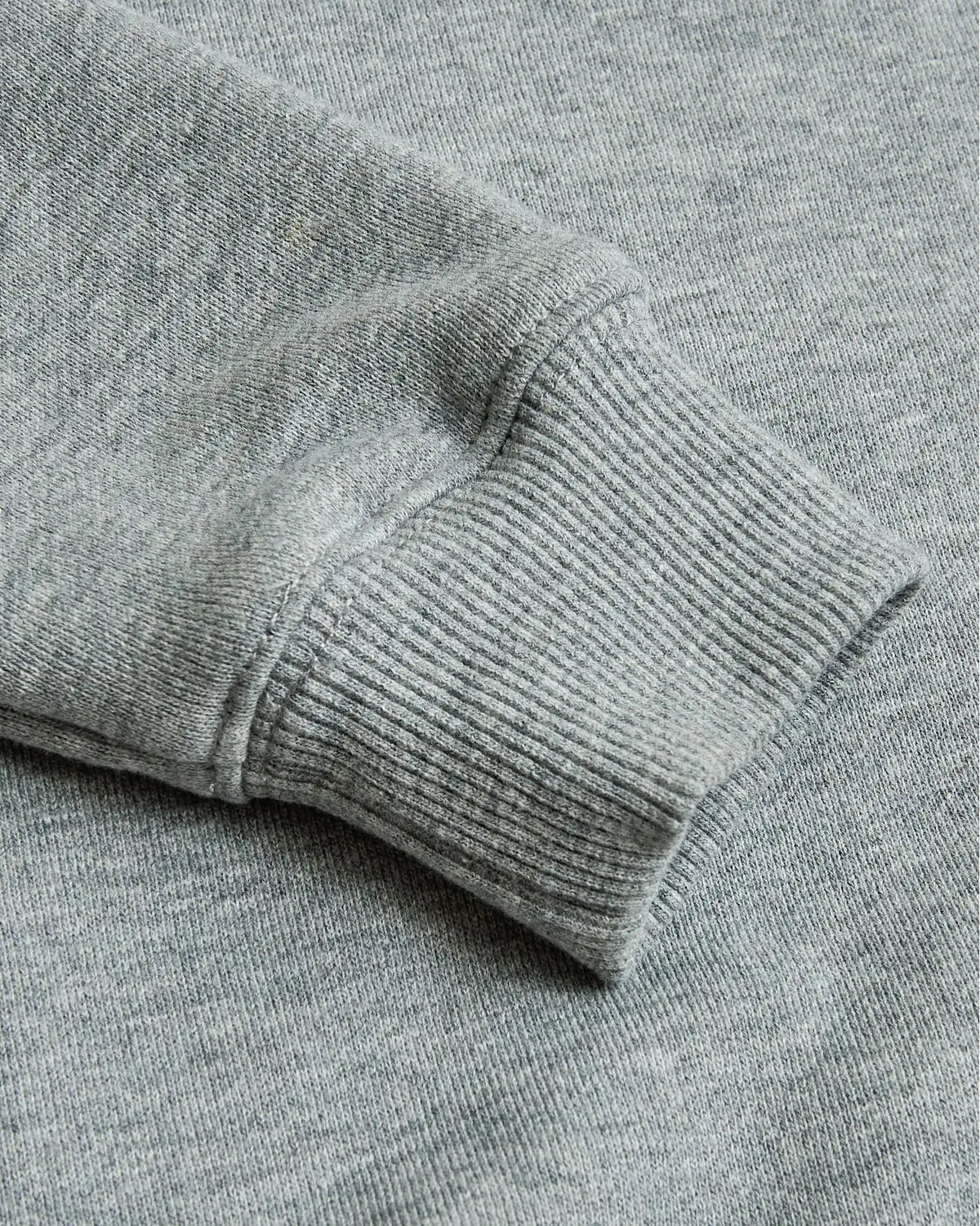 Boys' Medium Heather Gray Fleece Crew Neck