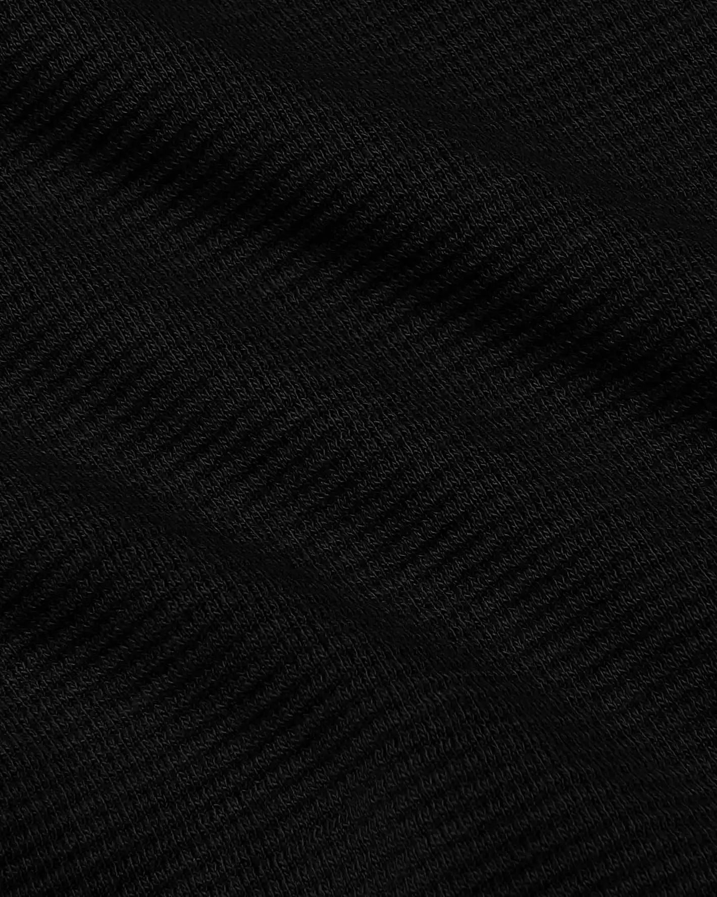 Girls Black Waffle Long Sleeve Henley & Waffle Leg Pants 2-Pack