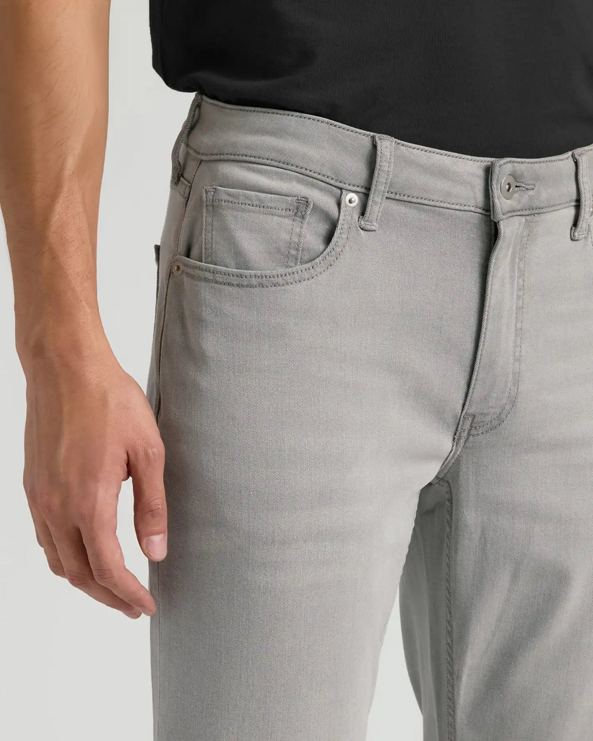 Medium Gray Wash Slim Comfort Stretch Jeans