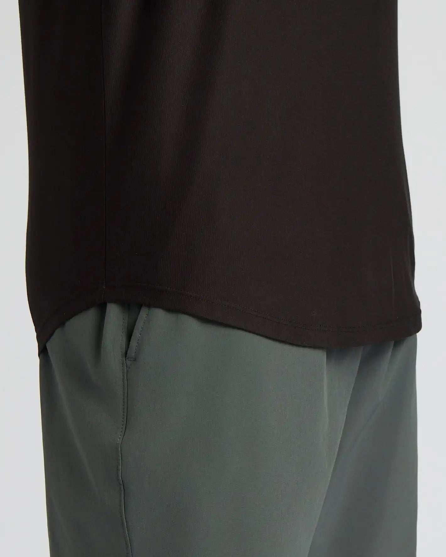 All Black Active Curved Hem Crew 6-Pack