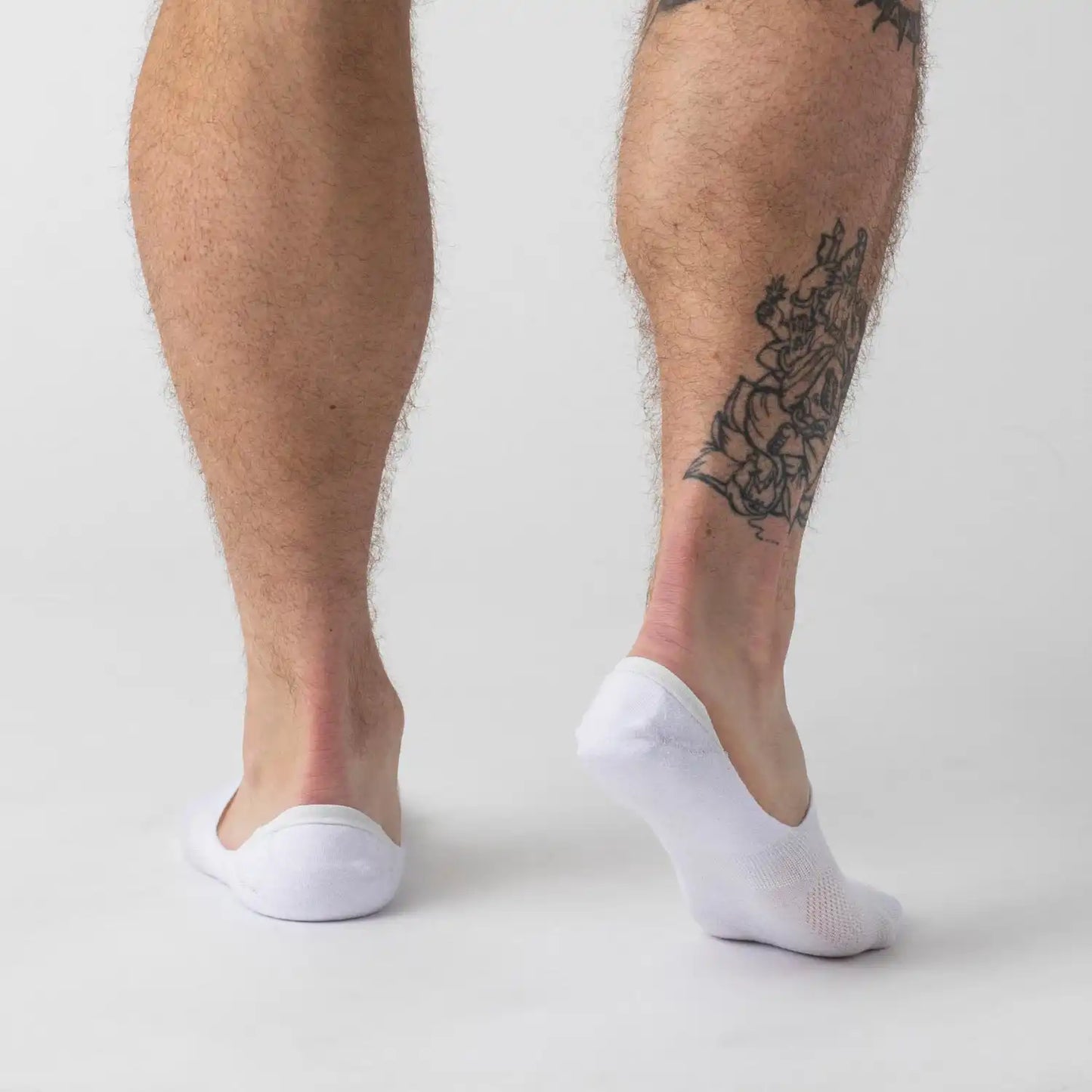 White Never Show Socks 3 Pack