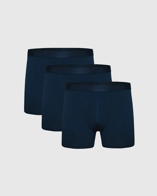 Navy Boxer Trunks 3-Pack