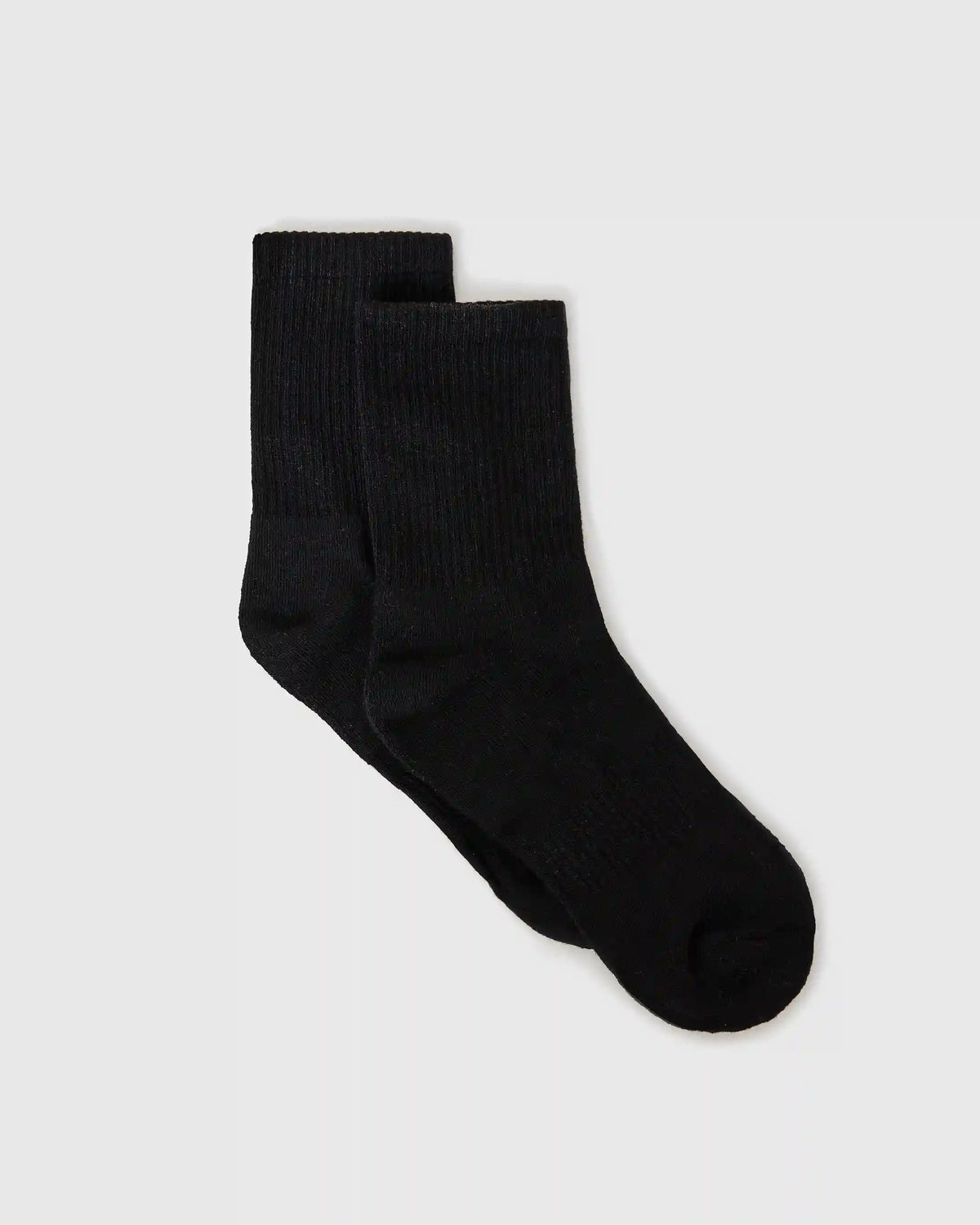 Black Half Crew Socks 3-Pack