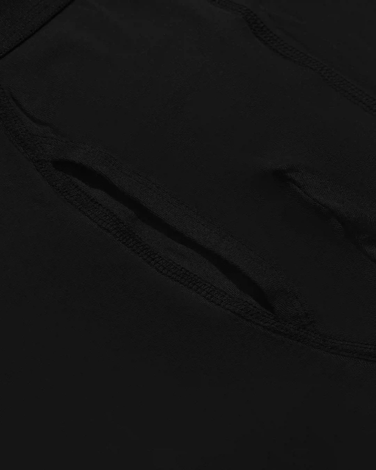 Black Boxer Trunks W/ Fly 3-Pack
