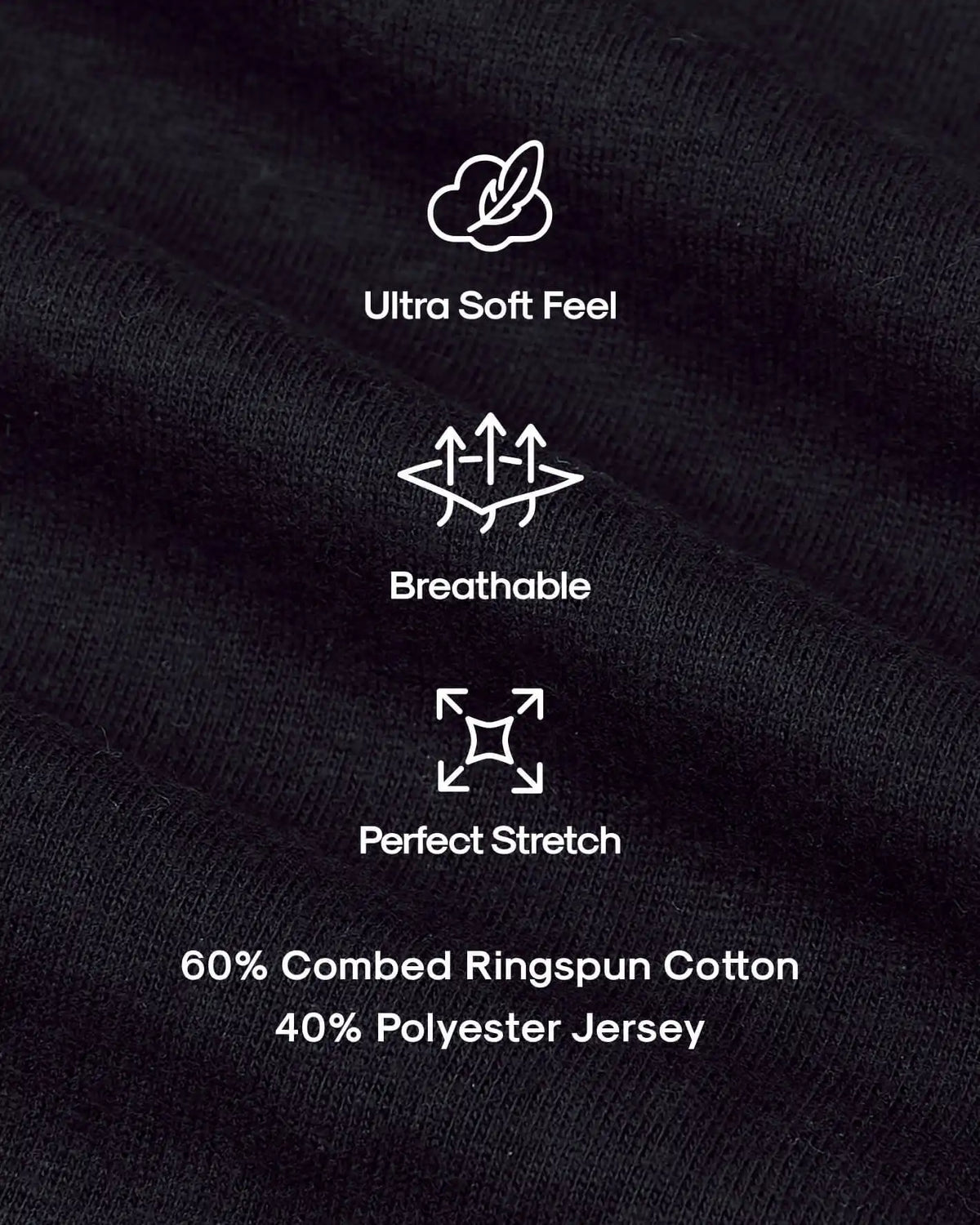 All Black Classic Crews 10-Pack