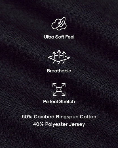 Black Classic Crew Neck 6-Pack