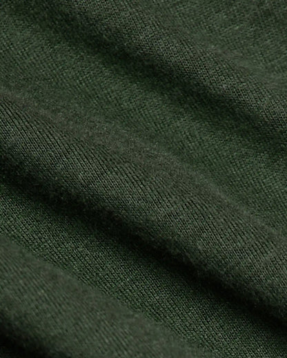 Dark Olive Classic Long Sleeve Crew Neck