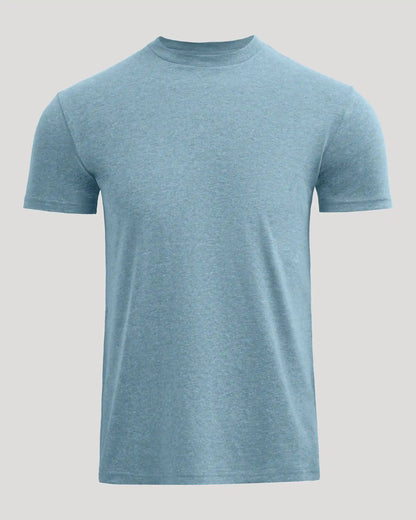 Heather Indigo Classic Crew Neck