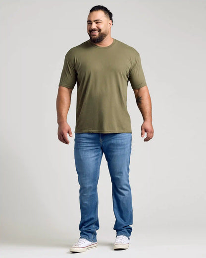 Military Green Classic Crew Neck
