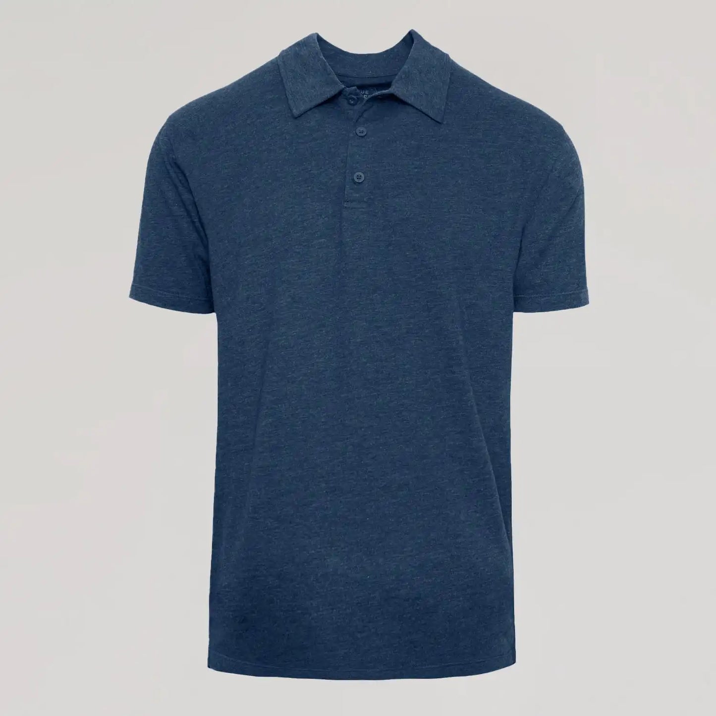 Heather Navy Classic Polo