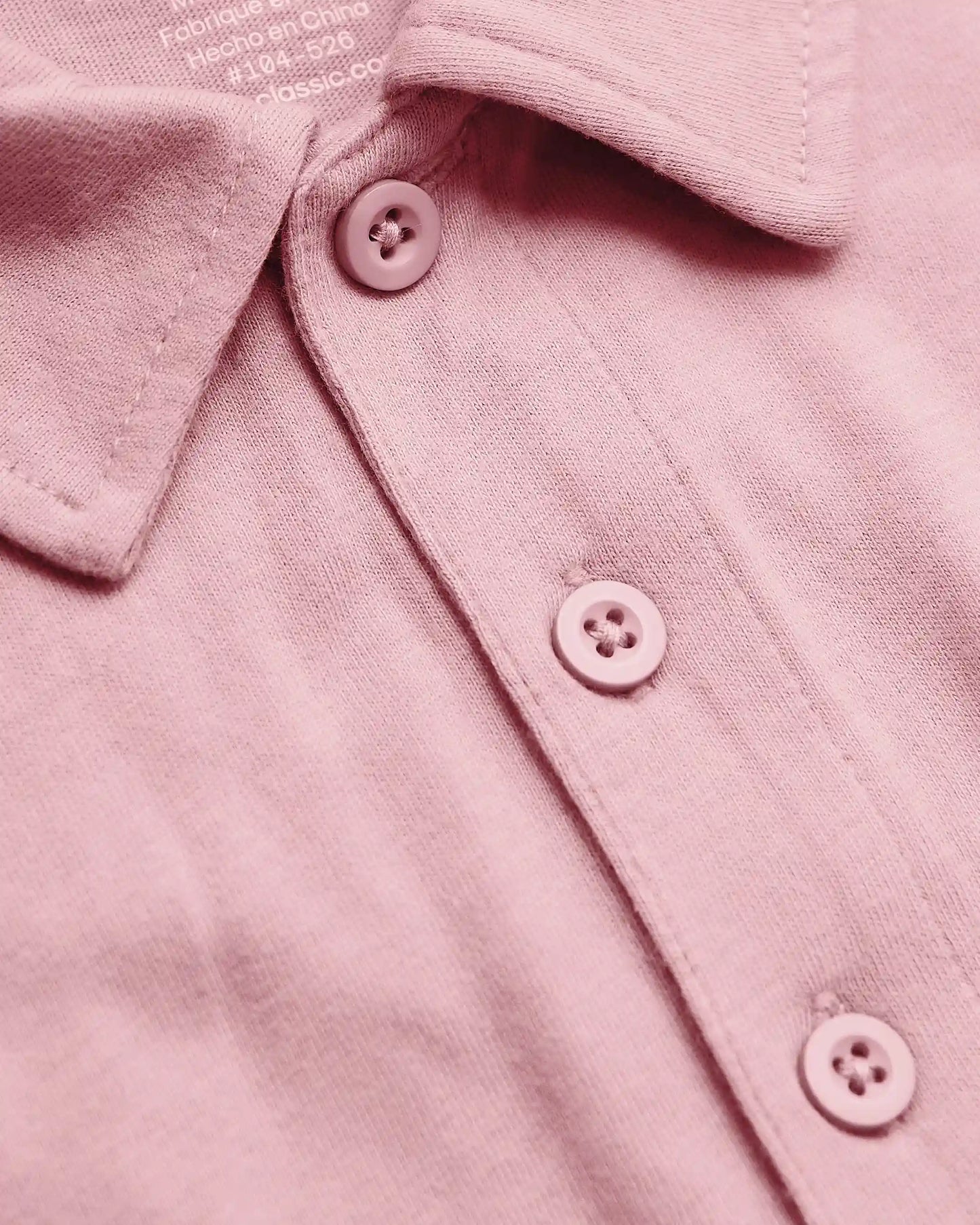Light Heather Boysenberry Classic Polo