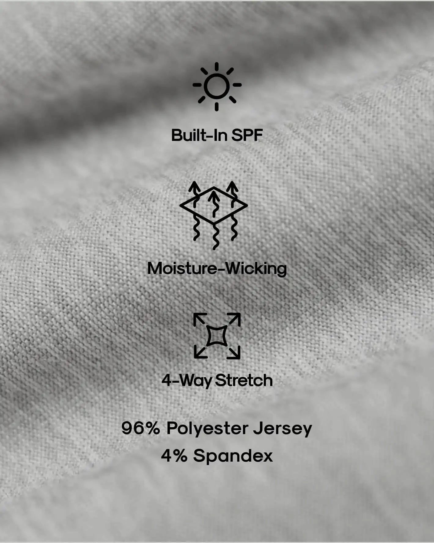 Light Heather Gray Active Crew Neck Tee