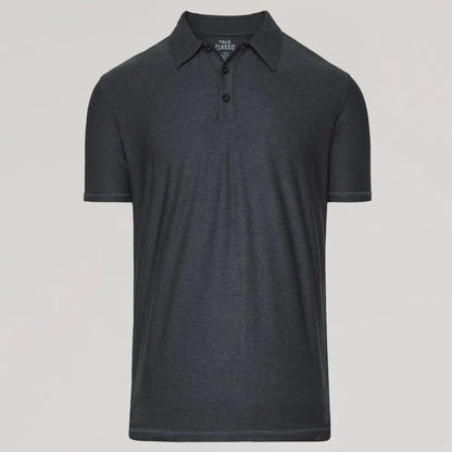 Charcoal Heather Gray Active Polo 2.0