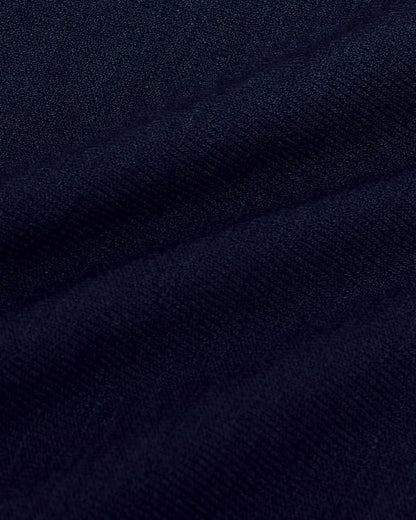 Navy Short Sleeve Sweater Polo