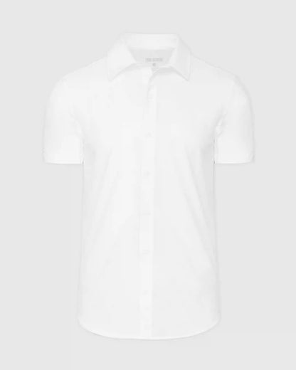 White Commuter Short Sleeve Shirt