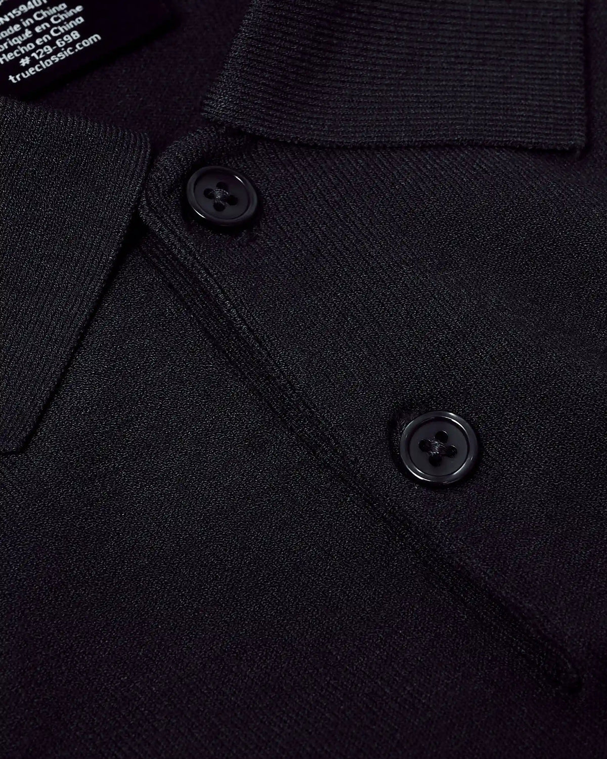 Black Dressy Polo