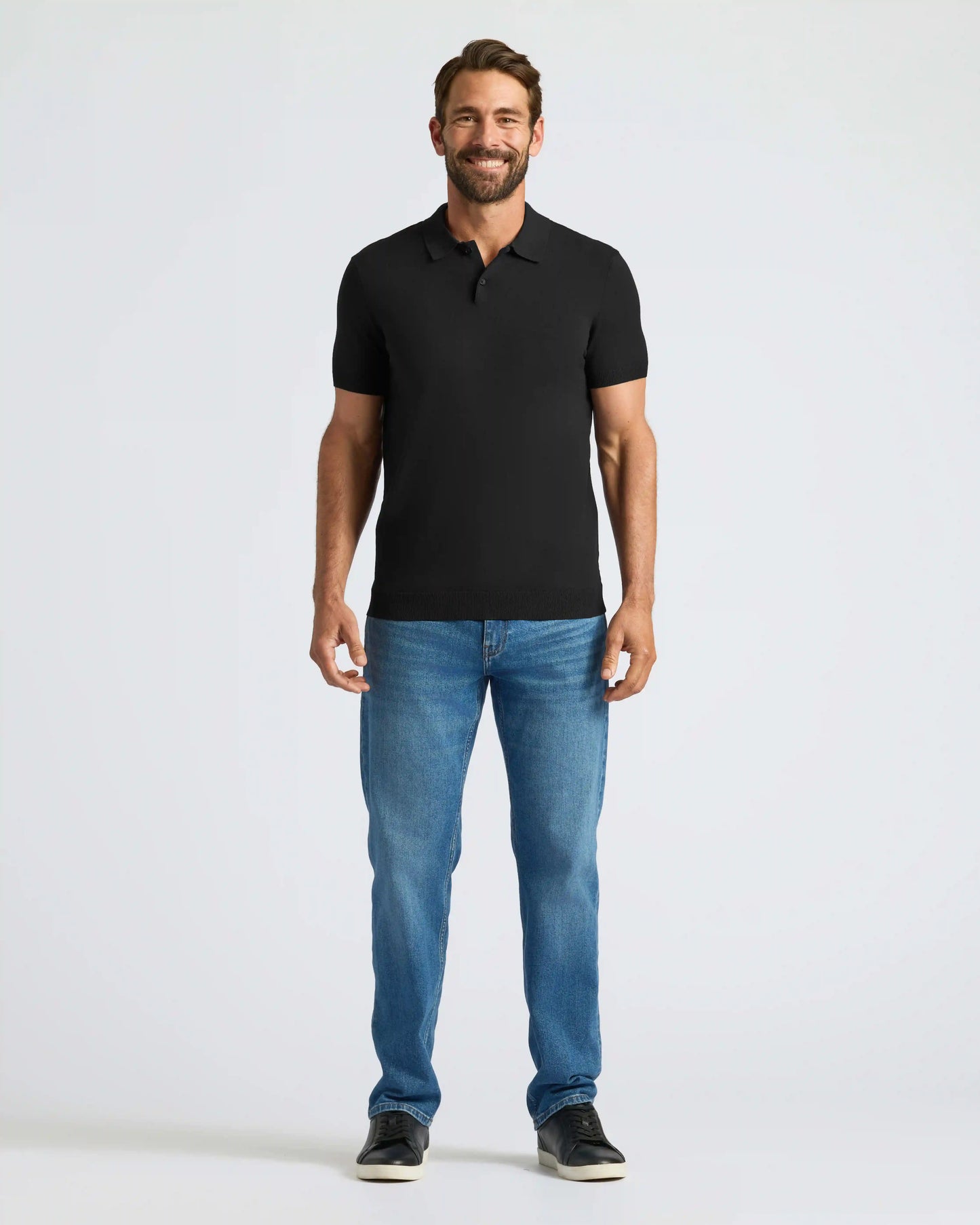 Black Dressy Polo