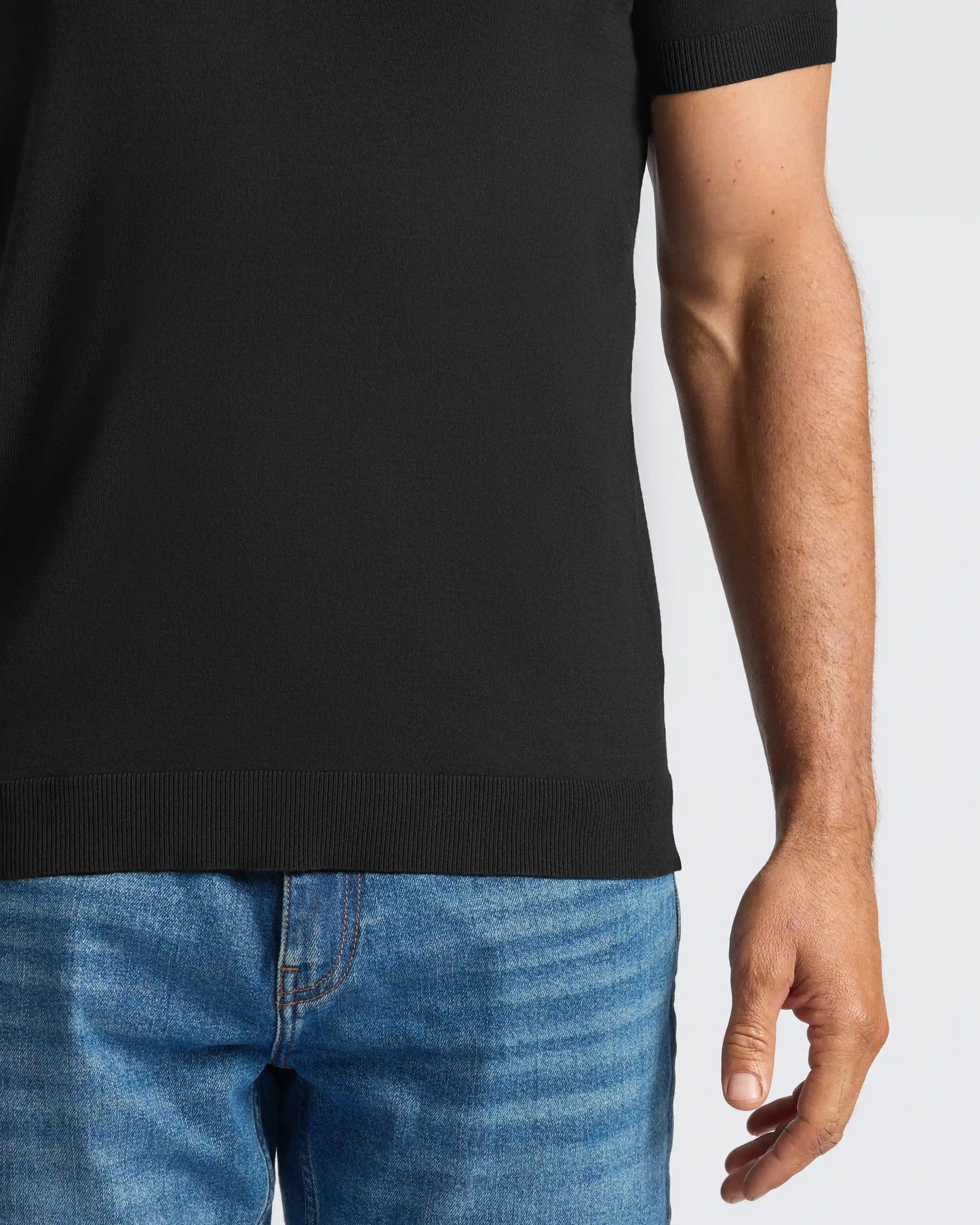 Black Dressy Polo