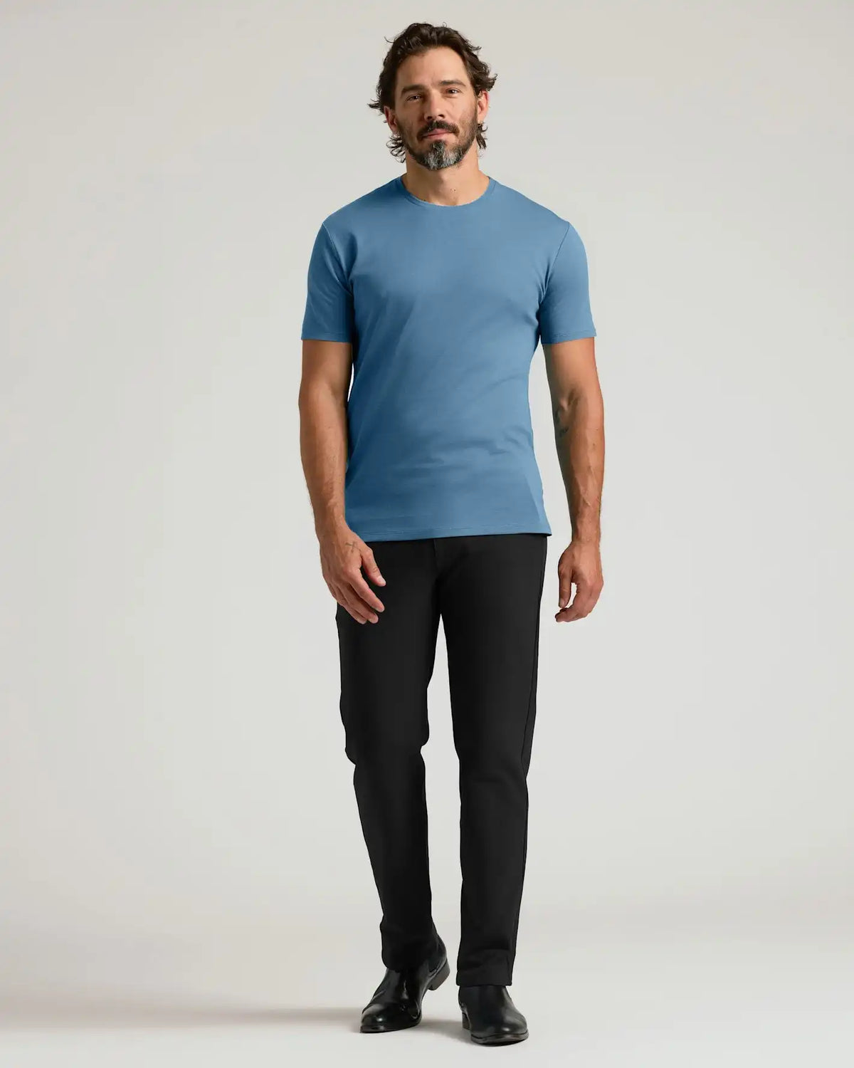 Pima Cotton Blend Crew 2-Pack