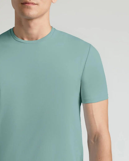 Stormy Sea Pima Cotton Blend Crew
