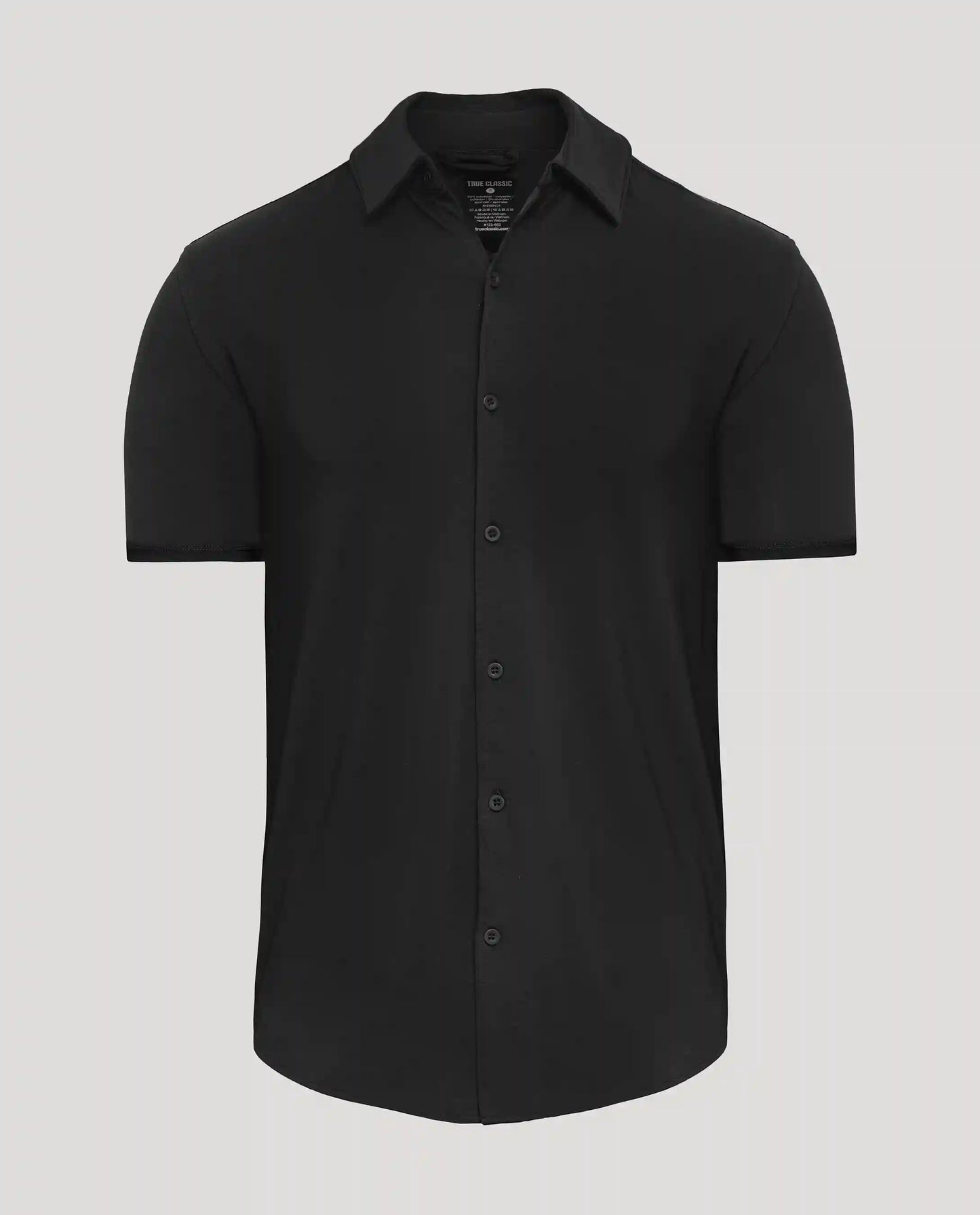 Black Short Sleeve Comfort Knit Shirt
