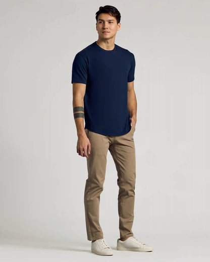 Classic Curved Hem Crew Neck 3-Pack