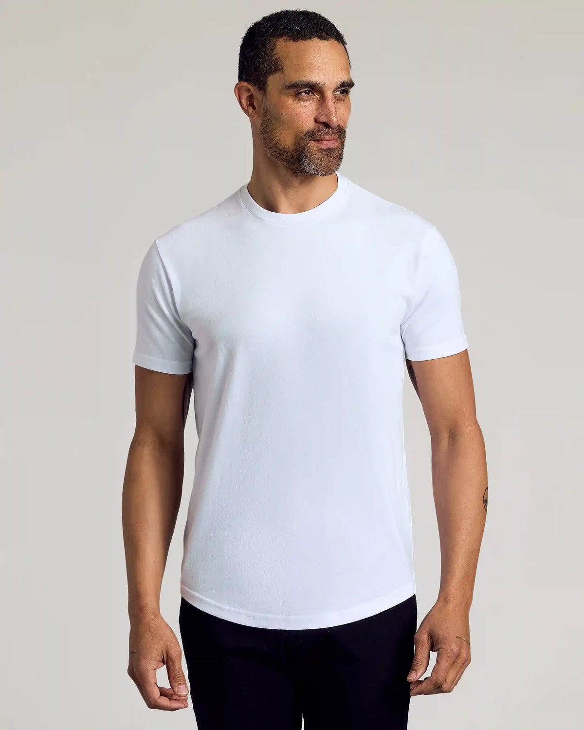 Classic Curved Hem Crew Neck 6-Pack