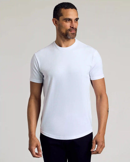Classic Curved Hem Crew Neck 6-Pack