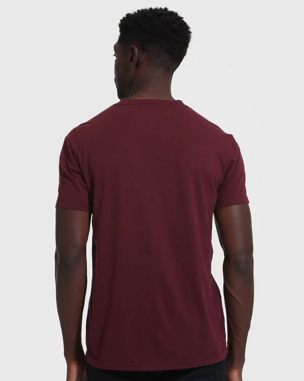 Mahogany V Neck T Shirt