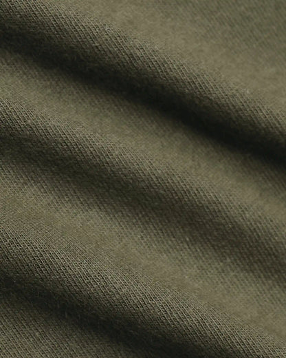 Military Green Classic V-Neck