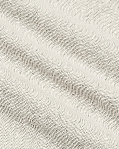 Womens Oatmeal Relaxed Slub V-Neck Tee