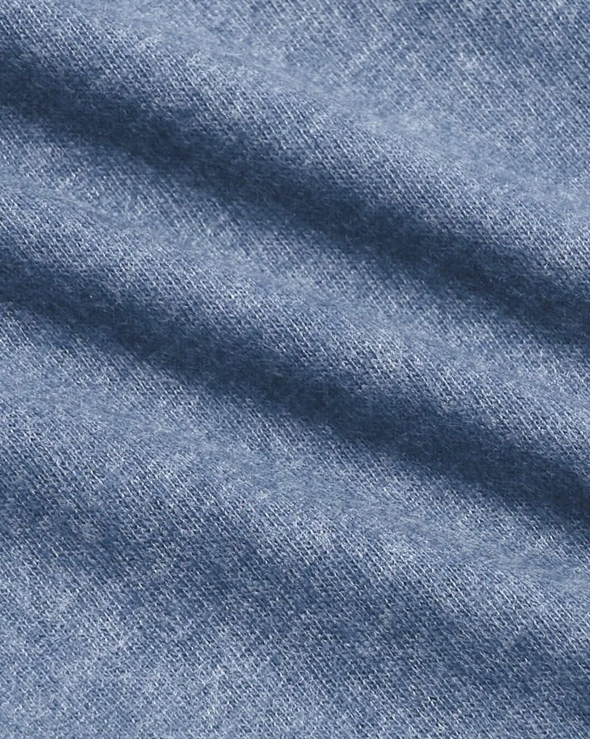 Dark Heather Vintage Navy Classic Long Sleeve Crew Neck