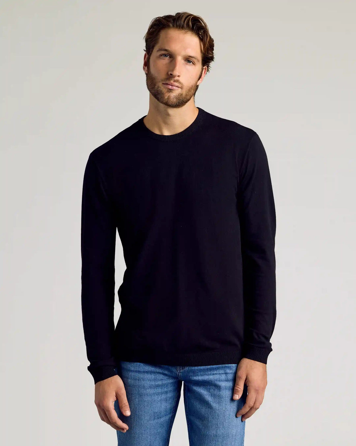 Black Crew Neck Sweater 3-Pack