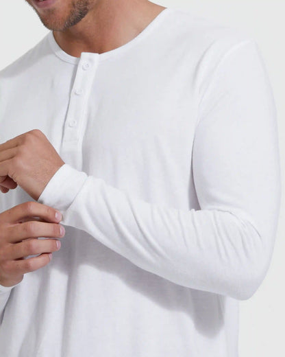 Classic Long Sleeve Henley 3-Pack