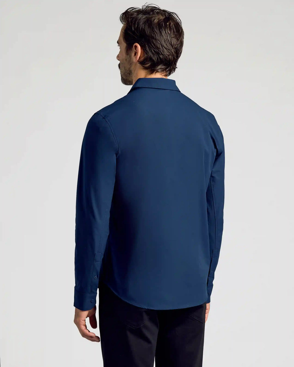 Navy Commuter Long Sleeve Shirt