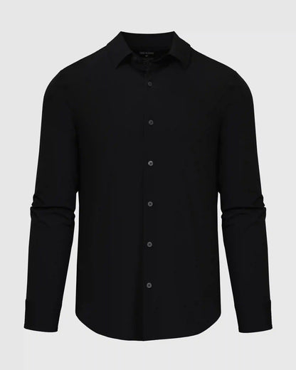 Black Lightweight Dress Shirt