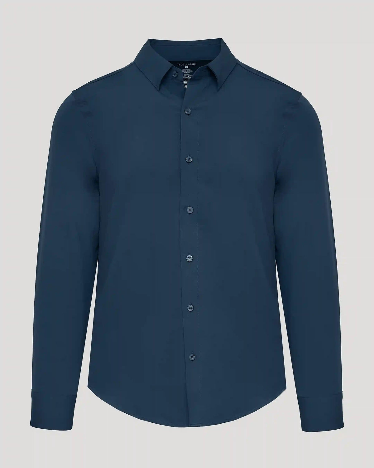 Navy Performance Long Sleeve Dress Shirt