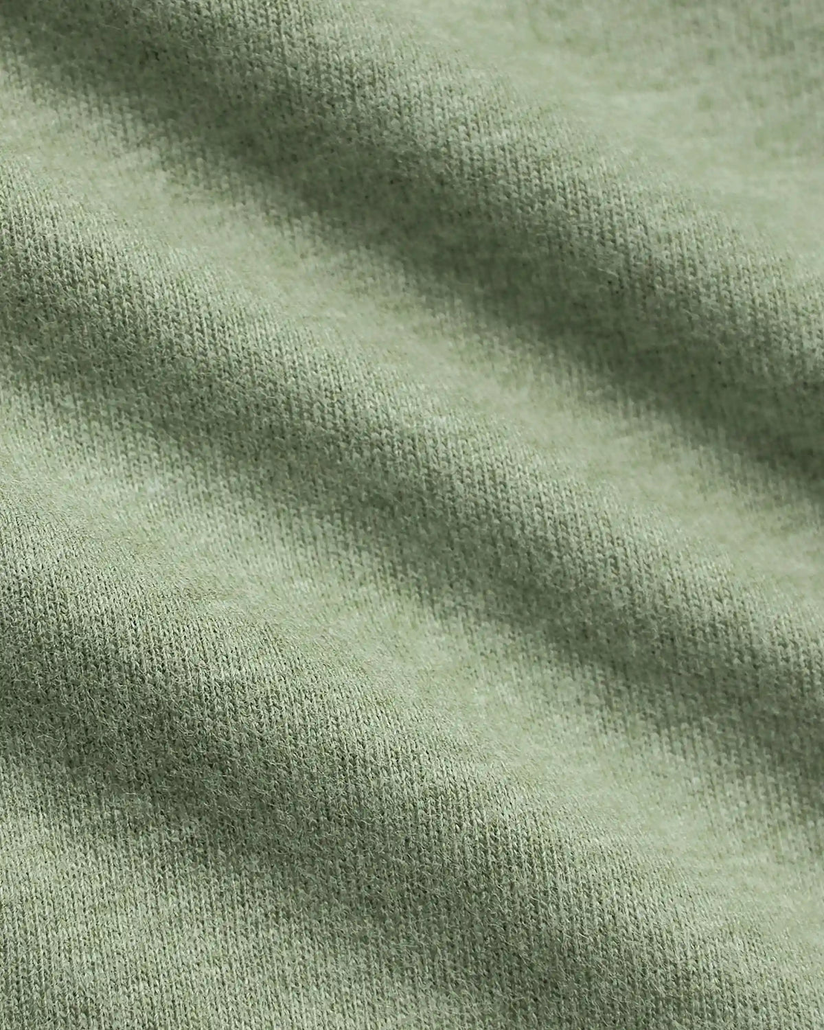 Dark Heather Bay Green Tall Straight Hem Crew Neck T Shirt