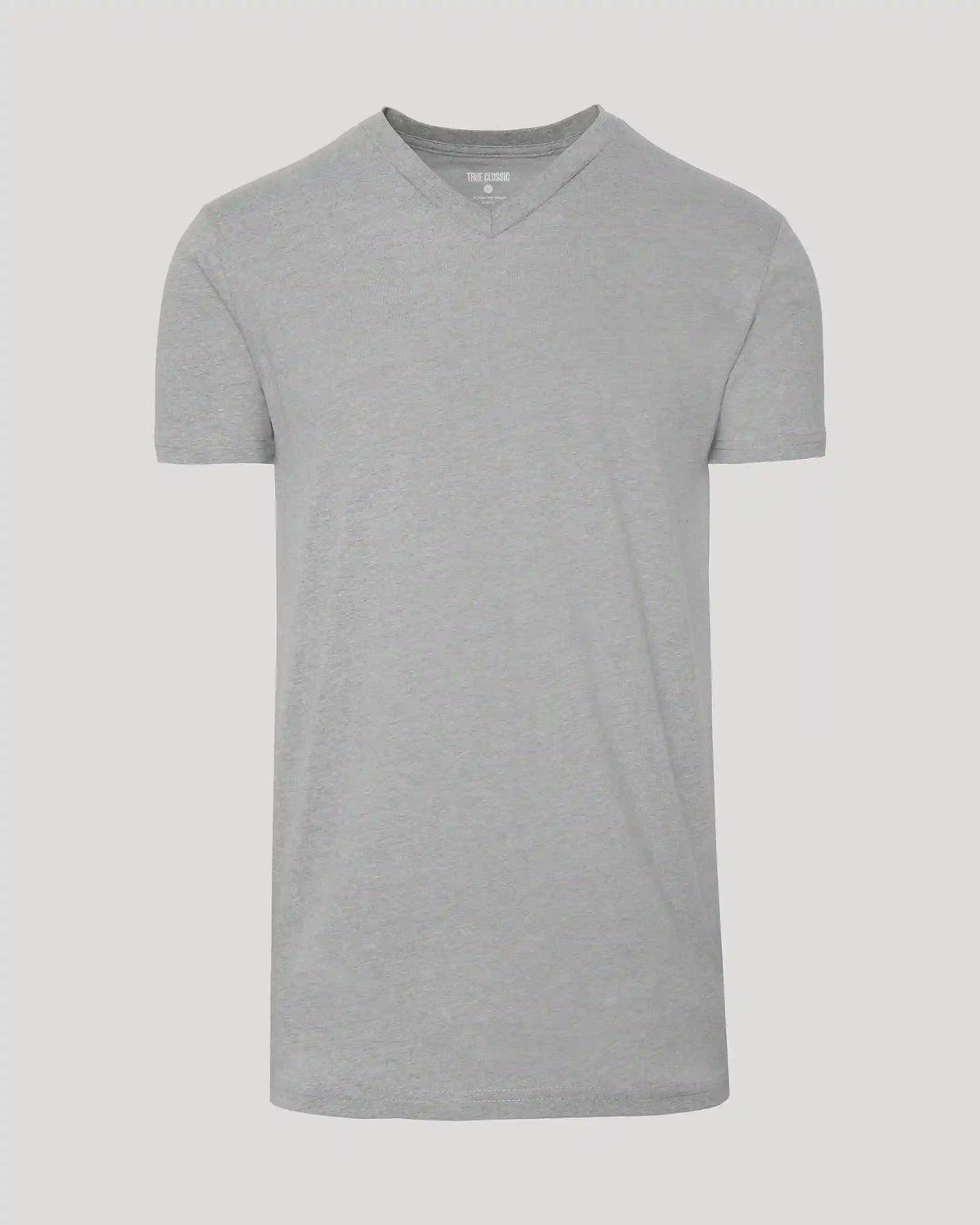 Heather Gray Tall Short Sleeve Classic V-Neck
