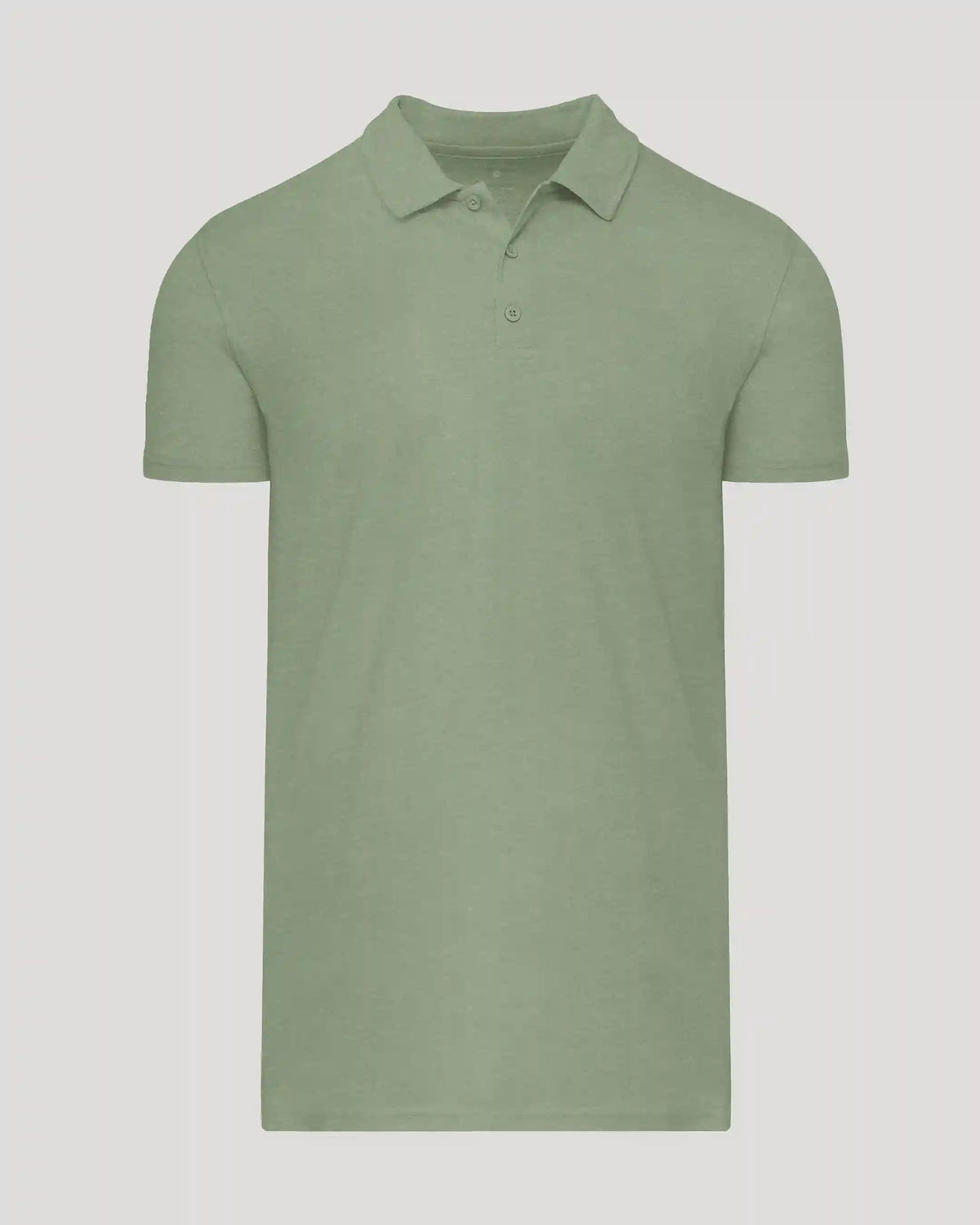Dark Heather Bay Green Short Sleeve Tall Polo