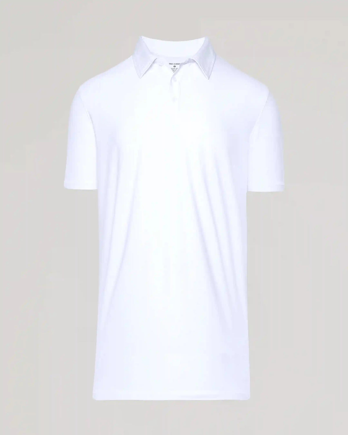 White Short Sleeve Tall Active Polo