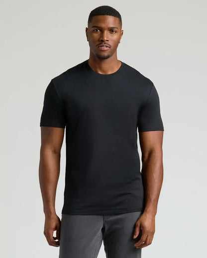 Tall Pima Cotton Blend Crew 4-Pack