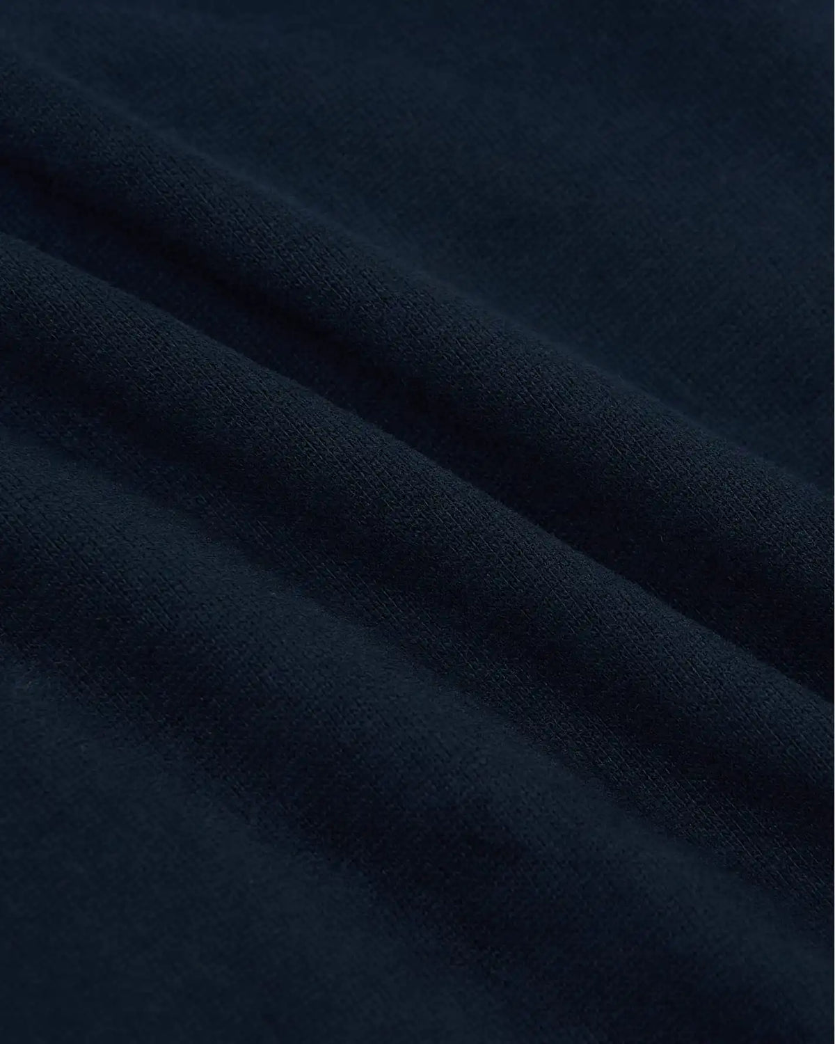 Navy Tall Heavyweight Curved Hem Crew