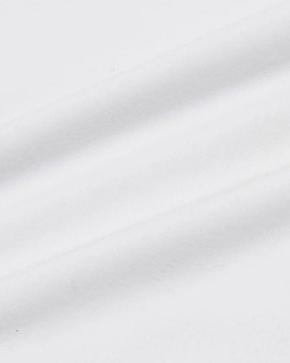 White Tall Active Curved Hem Crew