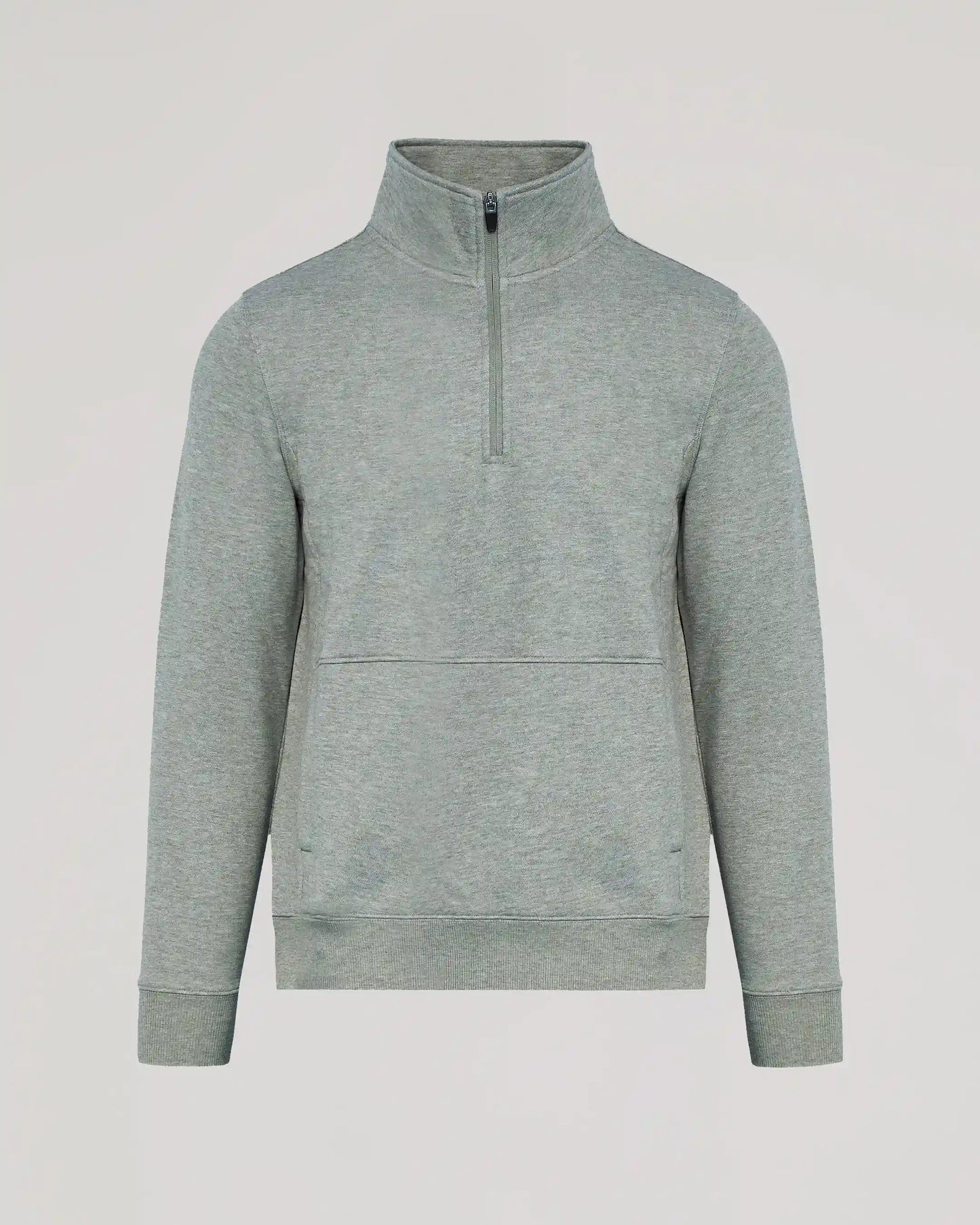 Dark Heather Gray Quarter Zip Fleece Sweatshirt