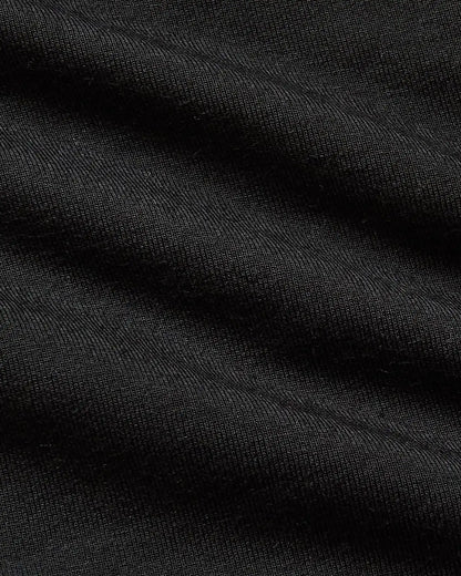 Womens Black Slouch Pullover Crew